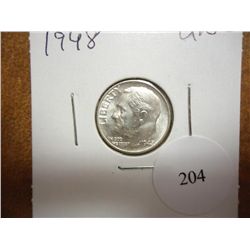 1948 SILVER ROOSEVELT DIME (UNC)