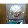 Image 2 : 1990 AMERICAN SILVER EAGLE ICG MS69