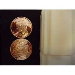 TUBE OF 20-1 OUNCE ADVP COPPER ROUNDS (MERCURY)