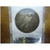 Image 2 : 1923-S PEACE SILVER DOLLAR NES CERTIFIED TONED