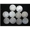 Image 1 : 10 ASSORTED 1890'S SEATED LIBERTY DIMES