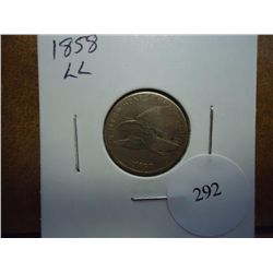 1858 (LARGE LETTER) FLYING EAGLE CENT