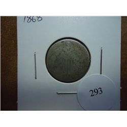 1868 SHIELD NICKEL