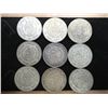 Image 2 : 9 MEXICAN SILVER PESOS .4626 OZ. ASW TOTAL