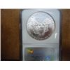 Image 2 : 1986 AMERICAN SILVER EAGLE NGC MS69