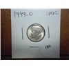 Image 1 : 1949-D SILVER ROOSEVELT DIME (UNC)