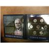 Image 1 : ROOSEVELT DIMES & STAMP SET 3 SILVERS & 4 CLAD