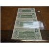 Image 2 : UNCUT SHEET OF 4-1973 CANADA $1 NOTES