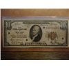 Image 1 : 1929 $10 NATIONAL CURRENCY NEW YORK BROWN SEAL