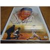 Image 1 : TED WILLIAMS AUTOGRAPHED 11X14 MAT WITH CERT.