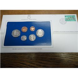 1977 SOLOMON ISLANDS PROOF SET FDC