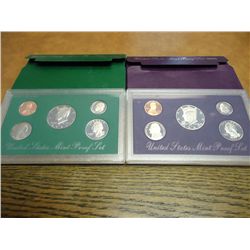 1992 & 97 US PROOF SETS (WITH BOXES)