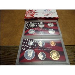 2005 US SILVER PROOF SET (WITH BOX)