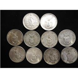 10-1945-D US/PHILIPPINES SILVER 20 CENTAVOS