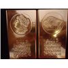 Image 1 : 2 HALF POUND COPPER BARS (MORGAN & BUFFALO)