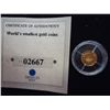 Image 2 : 2000 LIBERIA GOLD $25 PROOF NOFRETETE