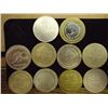 Image 1 : 10 ASSORTED $1 CASINO TOKENS