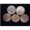 Image 1 : 5 ASSORTED SWITZERLAND SILVER 2 FRANCS