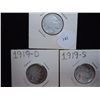 Image 1 : 1919  P/D/S BUFFALO NICKELS
