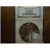 Image 1 : 1992 AMERICAN SILVER EAGLE NGC MS69