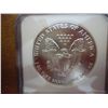 Image 2 : 1992 AMERICAN SILVER EAGLE NGC MS69