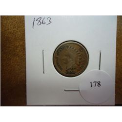 1863 INDIAN HEAD CENT