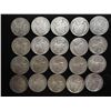 Image 2 : 20 ASSORTED 35% SILVER JEFFERSON WAR NICKELS 1.1252 AVERAGE SILVER WEIGHT