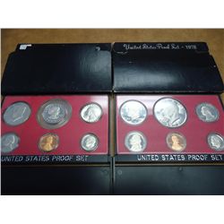 1978 & 79 US PROOF SETS (WITH BOXES)