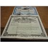 Image 1 : 2 VINTAGE STOCK CERTIFICATES SEE DESCRIPTION