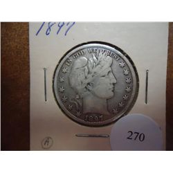 1897 BARBER HALF DOLLAR FINE