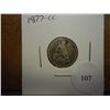 Image 1 : 1877-CC SEATED LIBERTY DIME SCRATCHED