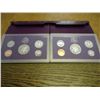 Image 2 : 1988 & 89 US PROOF SETS (WITH BOXES)