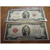 Image 1 : 1928-F & 63 $2 US NOTES RED SEALS