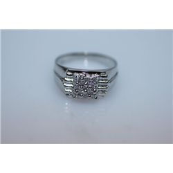 19.8 CTW CZ RING .925 STERLING SILVER