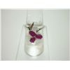 Image 1 : NATURAL 14.75 CTW RUBY RING .925 STERLING SILVER