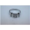 Image 1 : 15.4 CTW CZ RING .925 STERLING SILVER