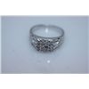 Image 1 : 21.8 CTW CZ RING .925 STERLING SILVER