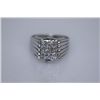 Image 1 : 21.2 CTW CZ RING .925 STERLING SILVER