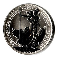 Silver Britannia One Ounce 2004