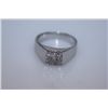 Image 1 : 18.9 CTW CZ RING .925 STERLING SILVER
