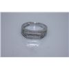 Image 1 : 13.5 CTW CZ RING .925 STERLING SILVER