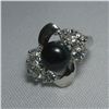 Image 1 : NOBLE BLACK PEARL CZ RING;