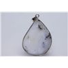 Image 1 : NATURAL 82.00 CTW SEMIPRECIOUS OVAL PENDANT .925 STERLI