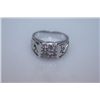 Image 1 : 20.2 CTW CZ RING .925 STERLING SILVER