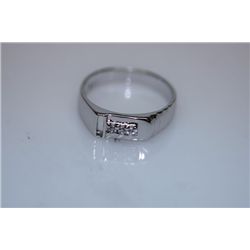 13.7 CTW CZ RING .925 STERLING SILVER