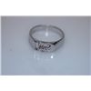Image 1 : 13.7 CTW CZ RING .925 STERLING SILVER