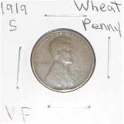 1919 S Wheat Penny VF *