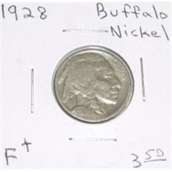 1928 Buffalo Nickel F+