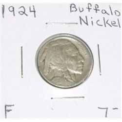 1924 Buffalo Nickel F *