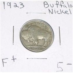1923 Buffalo Nickel F+ *